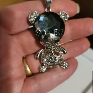 Teddy Bear Pendant Necklace